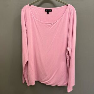 J. Crew FormKnit long-sleeve shirt in classic pink 2x